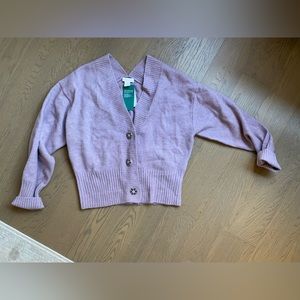 Cardigan with jewel detail